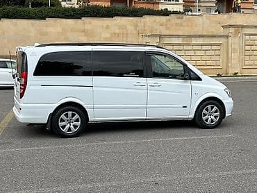 afdobus satiram dizel: Mercedes-Benz Viano, ağ rəng, 7 yerlik rahat salon. Texniki və — 9