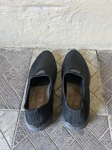 Qara slip-on kişi ayaqqabısı - Model: Slip-on, bağsız - Rəng: Qara - — 3