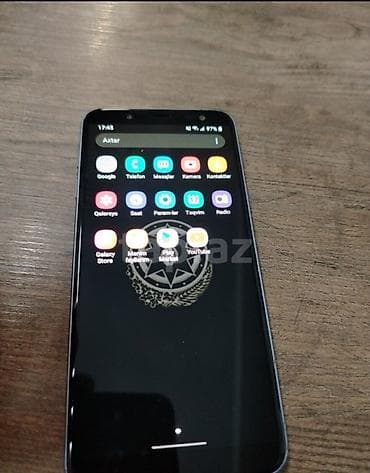 samsung işlənmiş telefonlar: Samsung Galaxy J6, rəng - Boz, Barmaq izi — 3