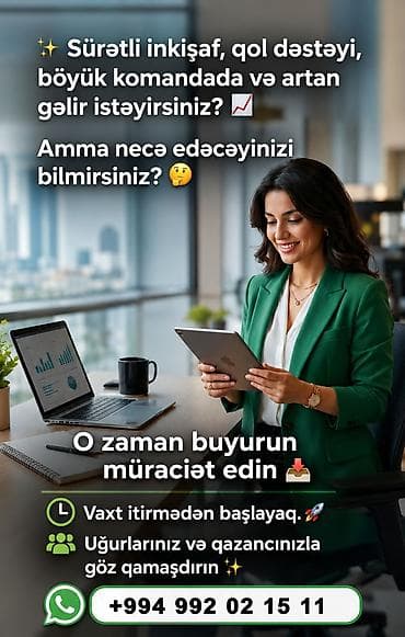 satici isi axtariram: Marketoloq tələb olunur, 30-45 yaş, Təcrübəsiz — 1
