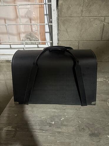 pul yığmaq ucun qab: Qara rəngli sənəd/eskiz çantası - Material: möhkəm, sərt divarlı — 2