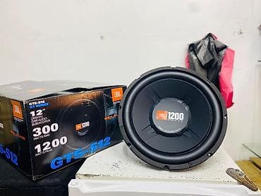 ipad air 3: JBL GT5-S12 avtomobil subvuferi
1200wat✅
300rms✅ — 1