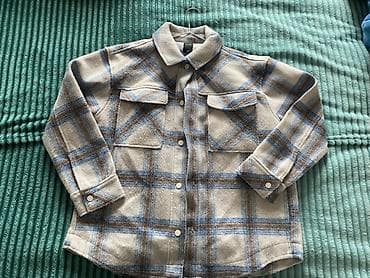 crop geyim: CALLIOPE flanel overshirt - Ölçü: M (etiketdə göstərilib) - Model — 1