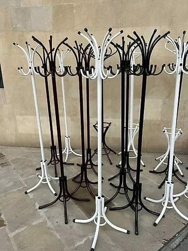 dolap ofis: Metaldan şaquli paltar asılqanları - Material: möhkəm metal gövdə və — 3