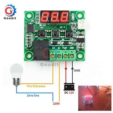 termorequlyator: Termostat Termorequlyator W1209 “ W1209 “ termoregulyatorları — 1