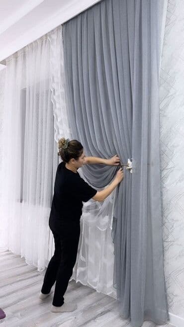 ucuz tül pərdələr: Yeni, Pərdə, Rayonlara çatdırılma, Pulsuz çatdırılma — 3