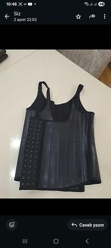 Qadın bel formalaşdıran korset – qara rəng - Model: çiyin askılı