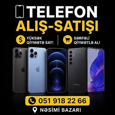 proqram: Telefon alqı-satqısı və peşəkar təmir xidməti Xidmətlər: - Telefon — 1
