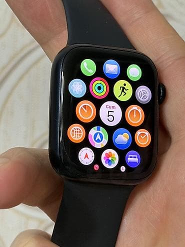 İşlənmiş, Smart saat, Apple, Sensor ekran, rəng - Qara