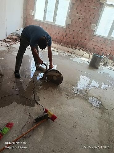 taxta qapi temiri: Beton kəsmə xidməti - Divar, döşəmə və tavanlarda dəqiq və səliqəli — 2