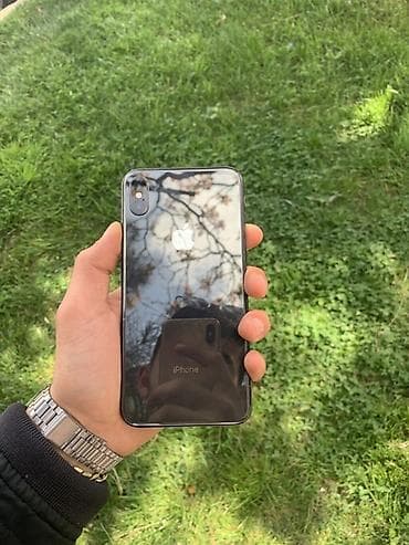 iphone x 2 ci el: IPhone Xs Max, 256 GB, Space Gray, Zəmanət, Simsiz şarj, Face ID — 1