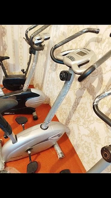 dj controller az: Gümüşü rəngdə, elektron displeyli velotrenajor. Məşq zamanı rahatlıq — 1