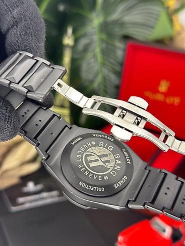 mercedes saat: Yeni, Qol saatı, Hublot, rəng - Qara — 8