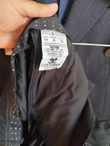 stringer alt geyimi: Kostyum, Demisezon, 5XL, rəng - Qara — 6