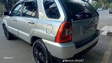 elektrik scooter qiymetleri: Kia Sportage 2008 - Kuzov: 5 qapılı SUV, relslərlə dam, arxa şüşələr — 9
