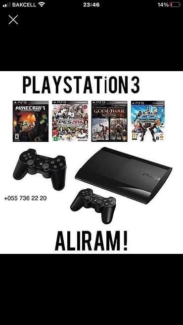 Yuksək qiymətə💥Ps 3,4 alıram Ps 3 almaq satmaq və ya barter etmək