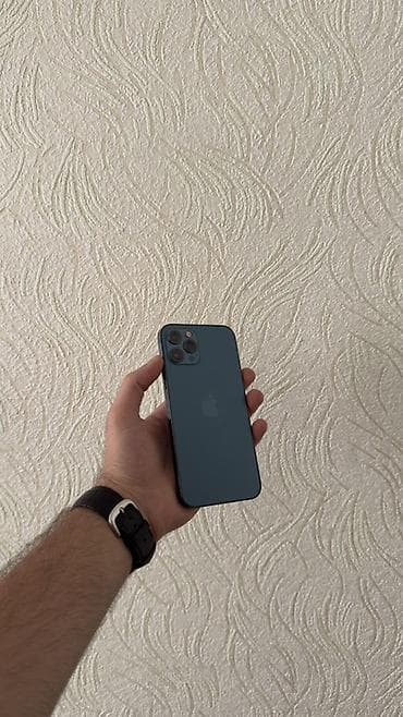 IPhone 12 Pro, 128 GB, Pacific Blue, Face ID, Simsiz şarj, Sənədlərlə lalafo.az -da IPhone 12 Pro, 128 GB, Pacific Blue, Face ID, Simsiz şarj, Sənədlərlə