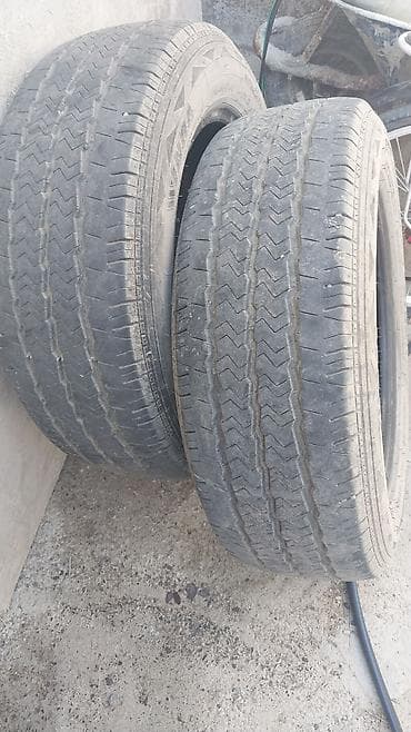 kredit disk teker: Salam 2 eded 4 movsum 215/65/16 C tekerler qesey vezyetdedı reyal — 1