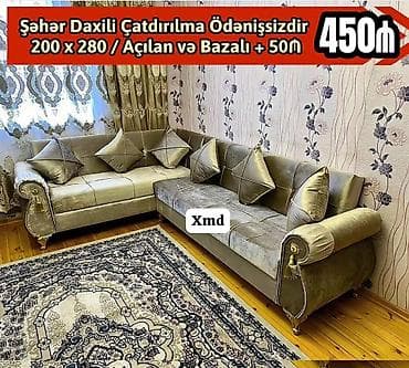 Künc divan, Açılan, Bazalı, Parça, Şəhərdaxili pulsuz çatdırılma