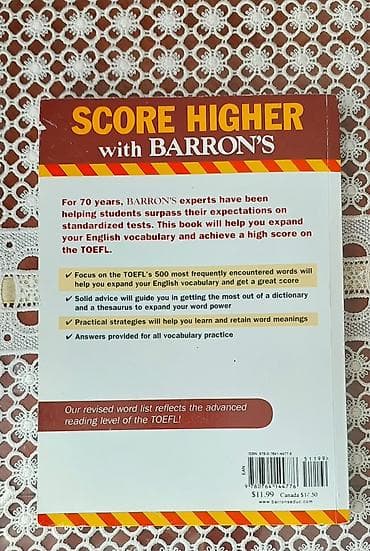 Barron’s – Essential Words for the TOEFL (5th Edition) Müəllif — 2