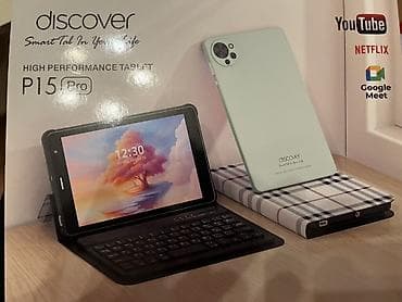 planşet qelemli: Discover P15 Pro – yüksək performanslı planşet + klaviatura seti 10 — 1