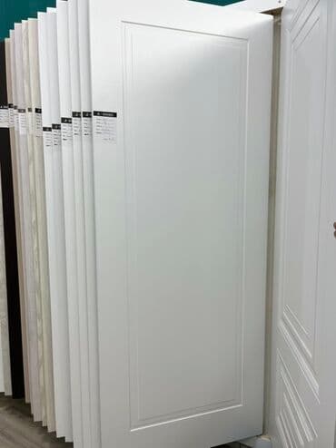 двери для дома: Ağ rəngdə, düzbucaqlı formalı, daxili çərçivə dizaynına malik qapı. Ev — 1