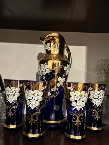 suse saxlama qablari: Rəng - Göy, Şüşə, 5, 2 l — 1