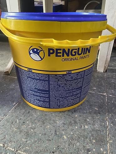 Silikonlu Divar üçün boya, Pinqvin, 25 kq, rəng - Yaşıl, Qoruma