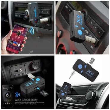 BT - X6 Wireless, Bluetooth AUX adapteri telefonunuzu və ya AUX
