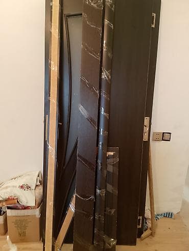 qapi: Daxili otaq qapısı dəsti - Material: ağac əsaslı (MDF/laminat tipli) — 4