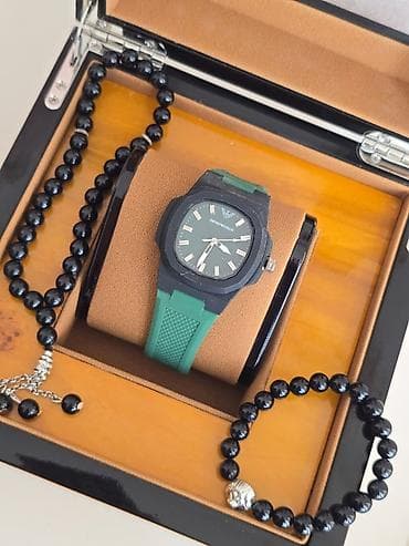 bakida saat: Yeni, İdman Saat dəsti, rəng - Qara — 2