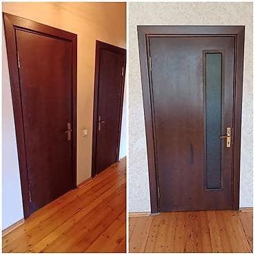 Dekorativ divar panelləri: Qonaq otağı üçün İşlənmiş Otaq qapısı Plintus ilə, Zəmanətsiz, Ünvandan götürmə — 1