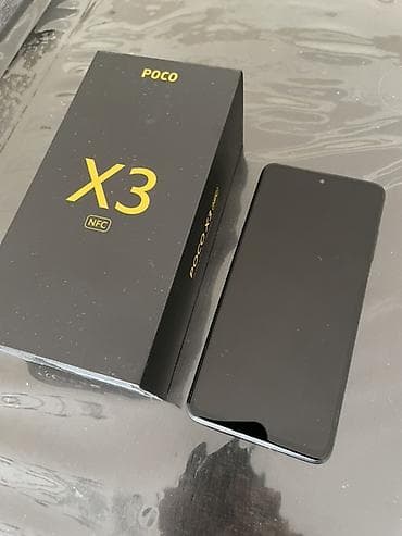 poco telefon: Poco X3 NFC, rəng - Boz, Barmaq izi — 2