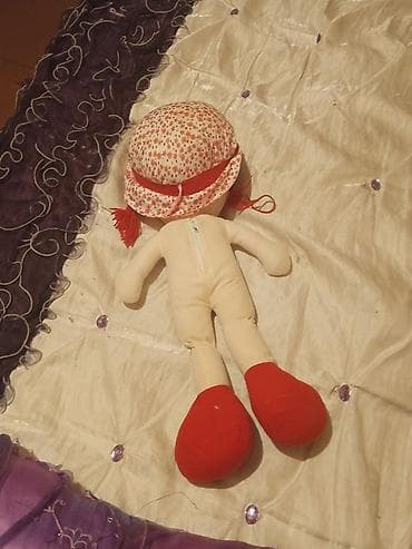 papajhons oyuncaqlari: Yumşaq toxumalı parça kukla - Material: pambıq/parça əsaslı yumşaq — 2