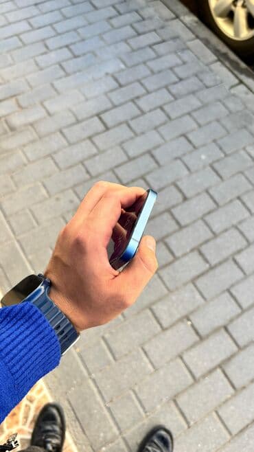 iphone бу купить: IPhone 13, 128 GB, Mavi, Zəmanət, Simsiz şarj, Face ID — 6