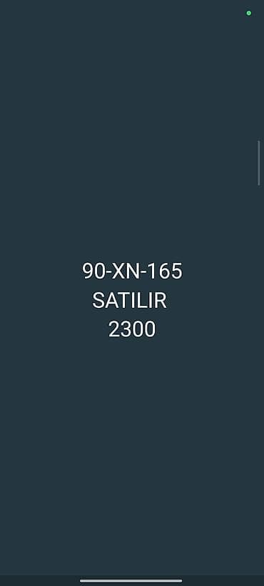17 diski teker satilir: Avtonömrə 90-XN-165 satılır. - Nömrə kombinasiyası: 90-XN-165 - — 1