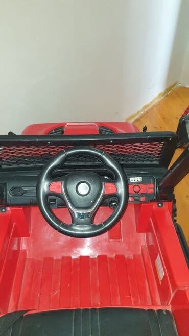 детская машинка: Машина детская. Джип. Красного цвета. Без пульта — 6