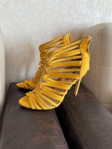 qadın vyetnamkaları: Zara, Ölçü: 38, rəng - Sarı, İşlənmiş — 1