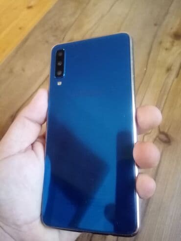 samsung s10 plus: Samsung Galaxy A7 2018, 128 GB, rəng - Göy, İki sim kartlı — 2