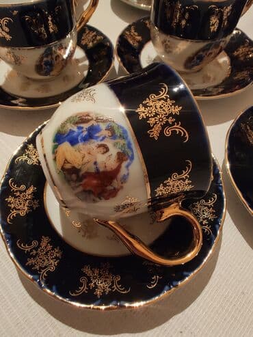 kobalt qab: Qəhvə dəsti, Kobalt, 1 nəfərlik — 1