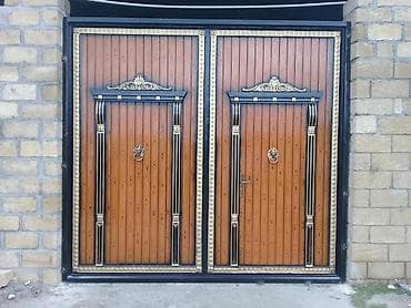 pul qapı: Dəmir Həyət darvazası, Avtomatik, Qapı ilə, rəng - Qara, Kredit yoxdur, Ödənişli quraşdırma — 8