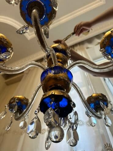 постельное бельё: Люстра, 5 ламп, Стекло — 2