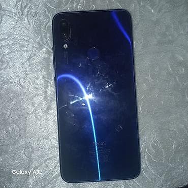 Redmi Note 7, 32 GB, rəng - Mavi, Barmaq izi