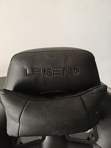 riad mebel: LEGENД brendli qara gaming/ofis kreslosu - Yarış tipli ergonomik — 2