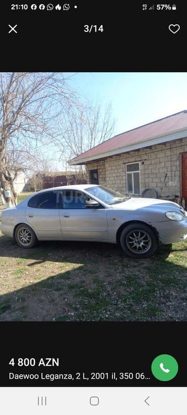 variator surətlər qutusu: Daewoo Leganza: 2 l | 2001 il Sedan — 10