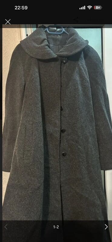 Baş geyimləri: Palto, rəng - Boz — 2