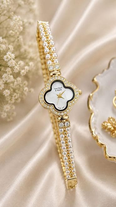 saatla: Van cleef və calvin Klein xanımlar üçün gözəl saat münasib qiymətə — 7