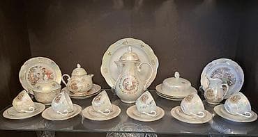 Çay dəsti, rəng - Ağ, Madonna, 6 nəfərlik