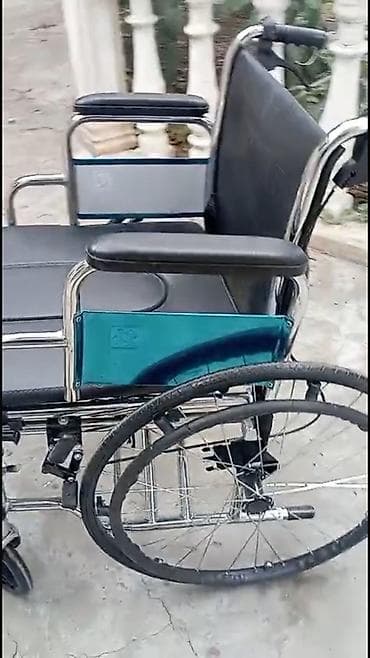 Инвалидные коляски: Tualetli əlil arabası - Universal manual tip: böyük arxa təkərlər və — 2