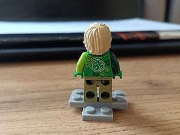 oyuncaq aparati: LEGO minifiqur – NINJAGO Lloyd (yaşıl ninja) - Rəng palitrası: yaşıl — 2